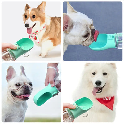 Portable Dog Water Bottle For Small Large Dogs Bowl