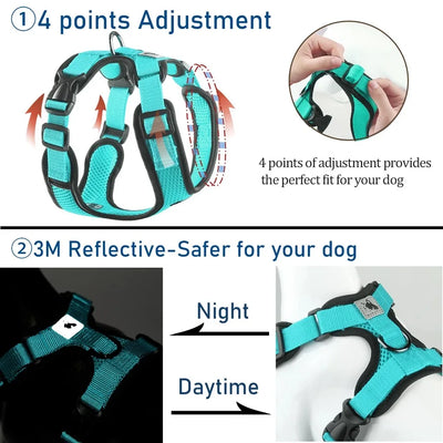 Summer Mesh Nylon Breathable Pet Dog Harness Vest