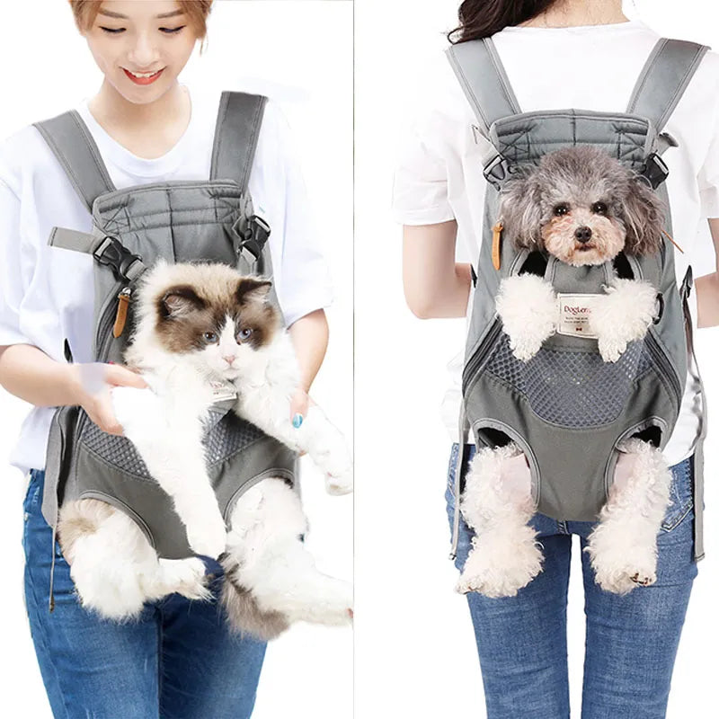 Pet Backpack Carrier For Dogs Front Travel Dog Bag