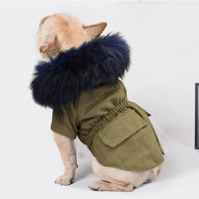 Warm Winter Jacket Pet Dog Clothes Coat Hooded
