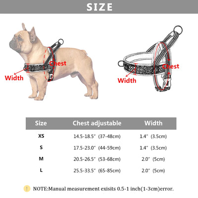 Reflective Nylon Soft Padded Pet Vest Warm Winter Dogs Harnesses