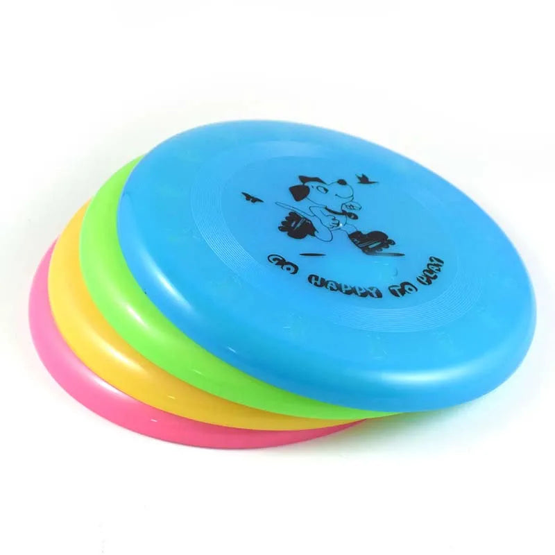 Plastic Flying Saucer Dog Toy Pet Game Flying Discs