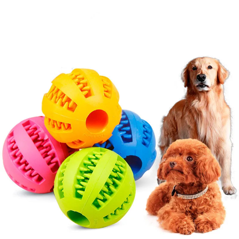 Pet Dog toy Tooth Cleaning Balls Interactive Rubber Balls