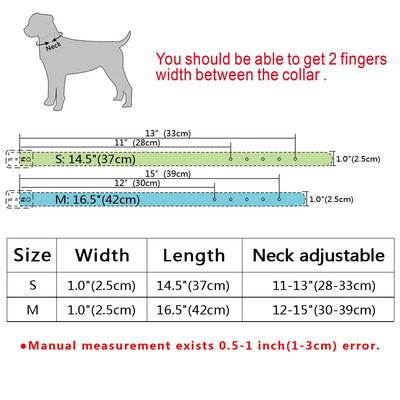 Rhinestone Diamante Leather Pet Puppy Dog Collar
