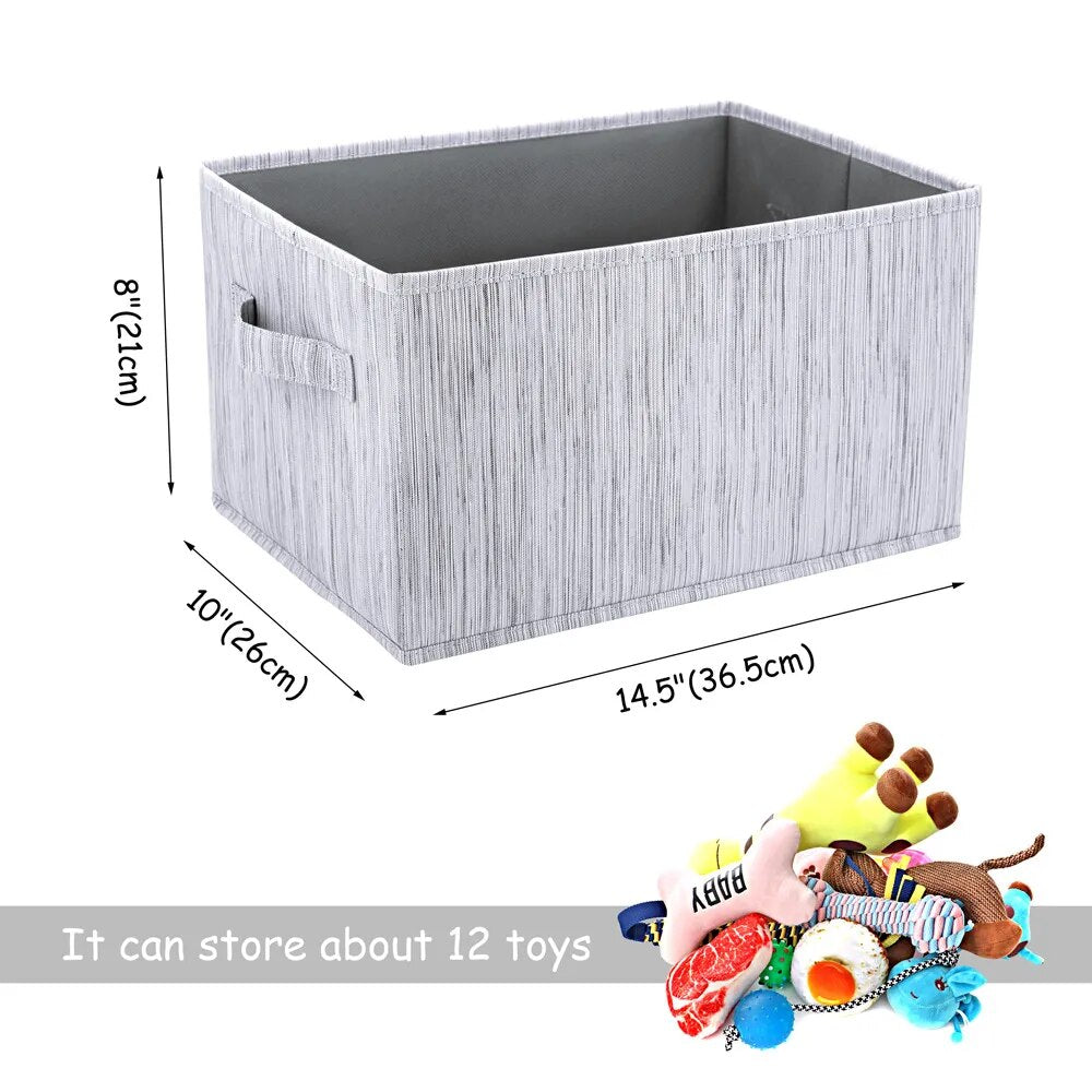 Personalized Dog Toy Basket Pet Storage Box