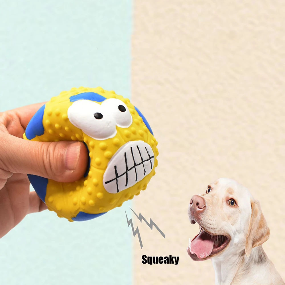 Pet Squeaky Toys Dog Chewing Rubber Ball