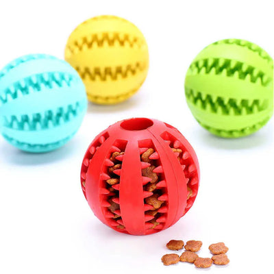 Pet Dog toy Tooth Cleaning Balls Interactive Rubber Balls