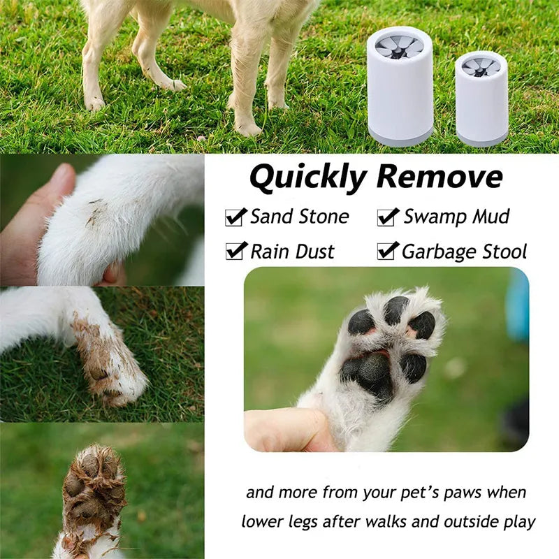 Portable Dog Paw Cleaner Foot Washer Cup For Small Medium Dogs