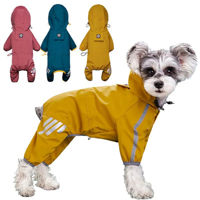Reflective Waterproof Jumpsuit Pet Dog Clothes
