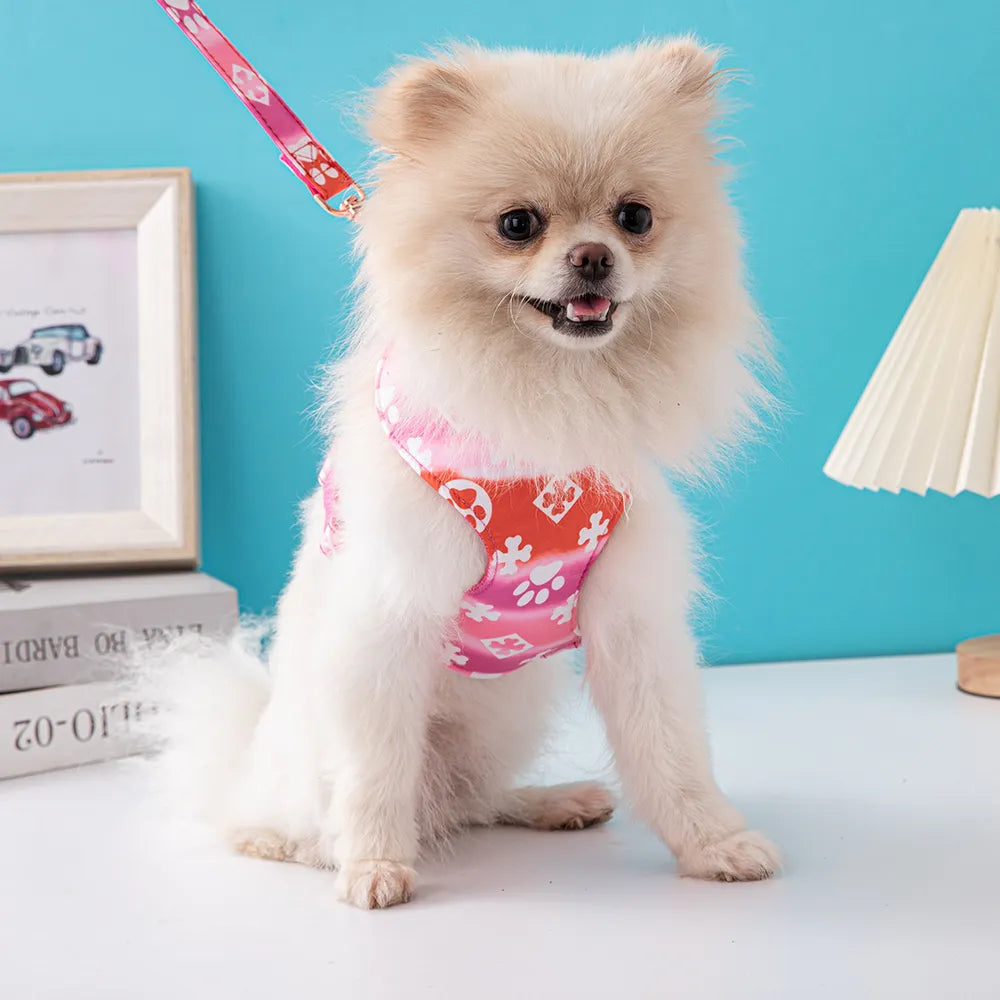 Luxury Fashion Adjustable Pet Dog Harness Vest