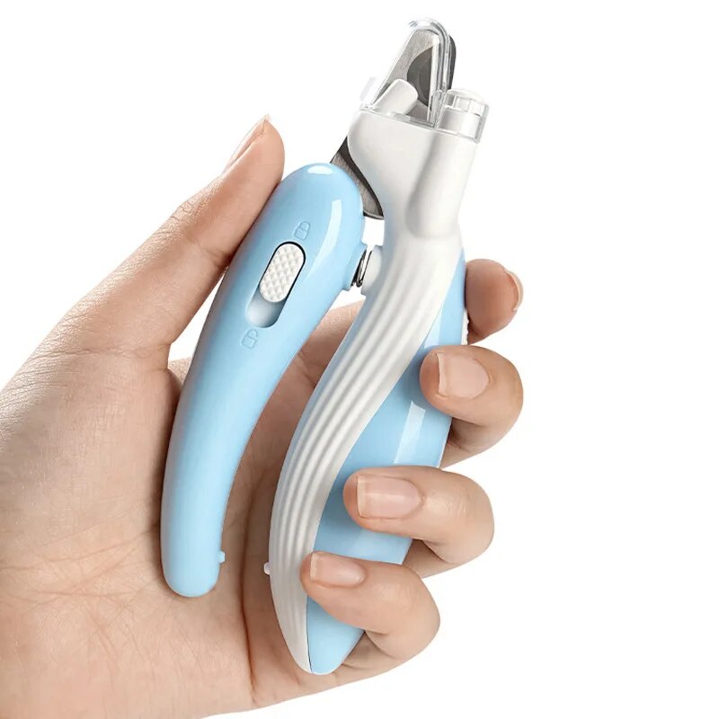 Professional Nail Clippers with Led Light Pet Claw Grooming Scissors