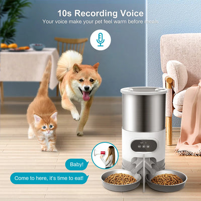 Smart APP Pet Feeder Cat And Dog Food Automatic Dispenser