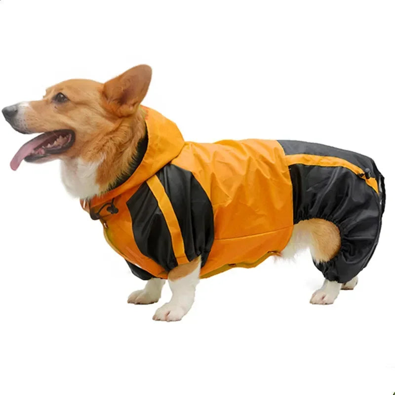 Corgi Dog Clothes Jumpsuit Waterproof Clothing